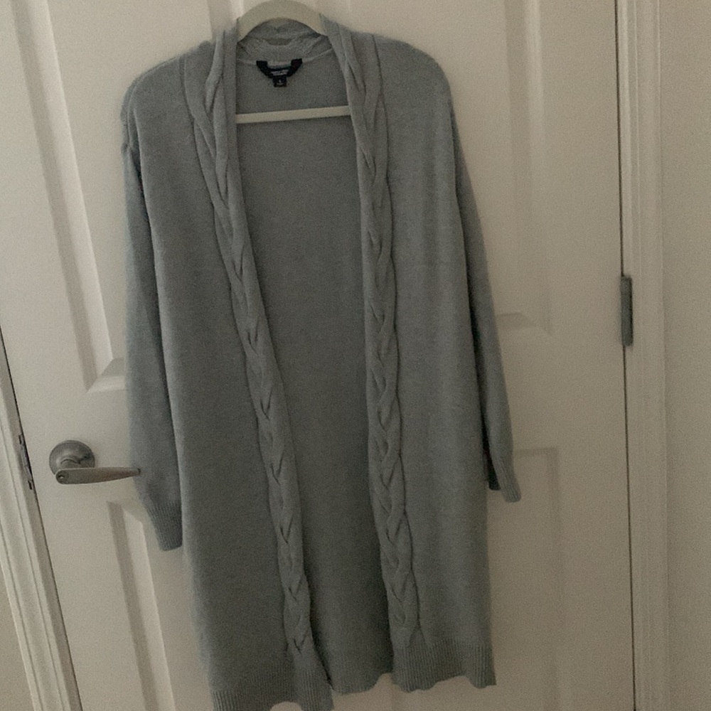 Vera wang open sweater coat